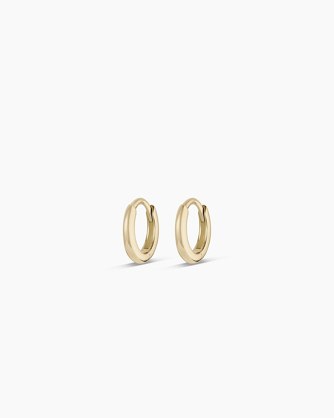 14k Gold Everyday Oval Huggies