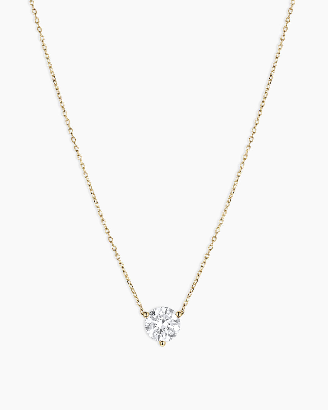 Lab Grown Diamond Solitaire Necklace