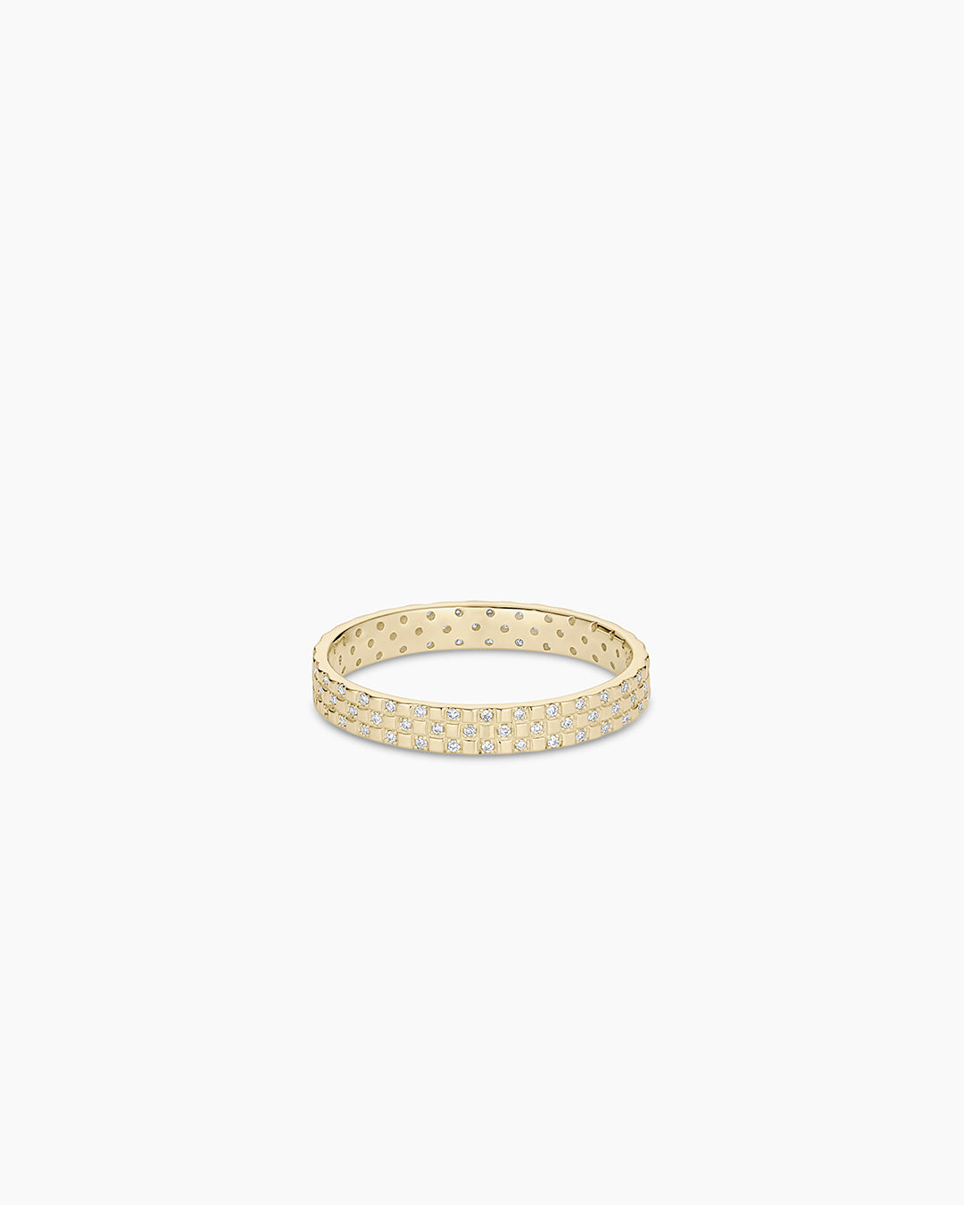 Diamond Checkered Ring