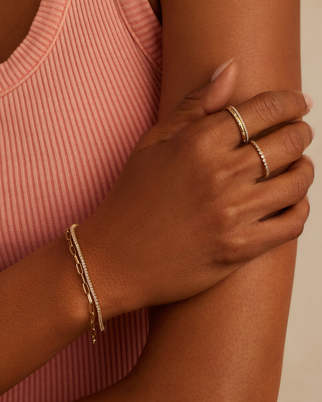 Alternative view of Melbourne Diamond Tennis Bracelet