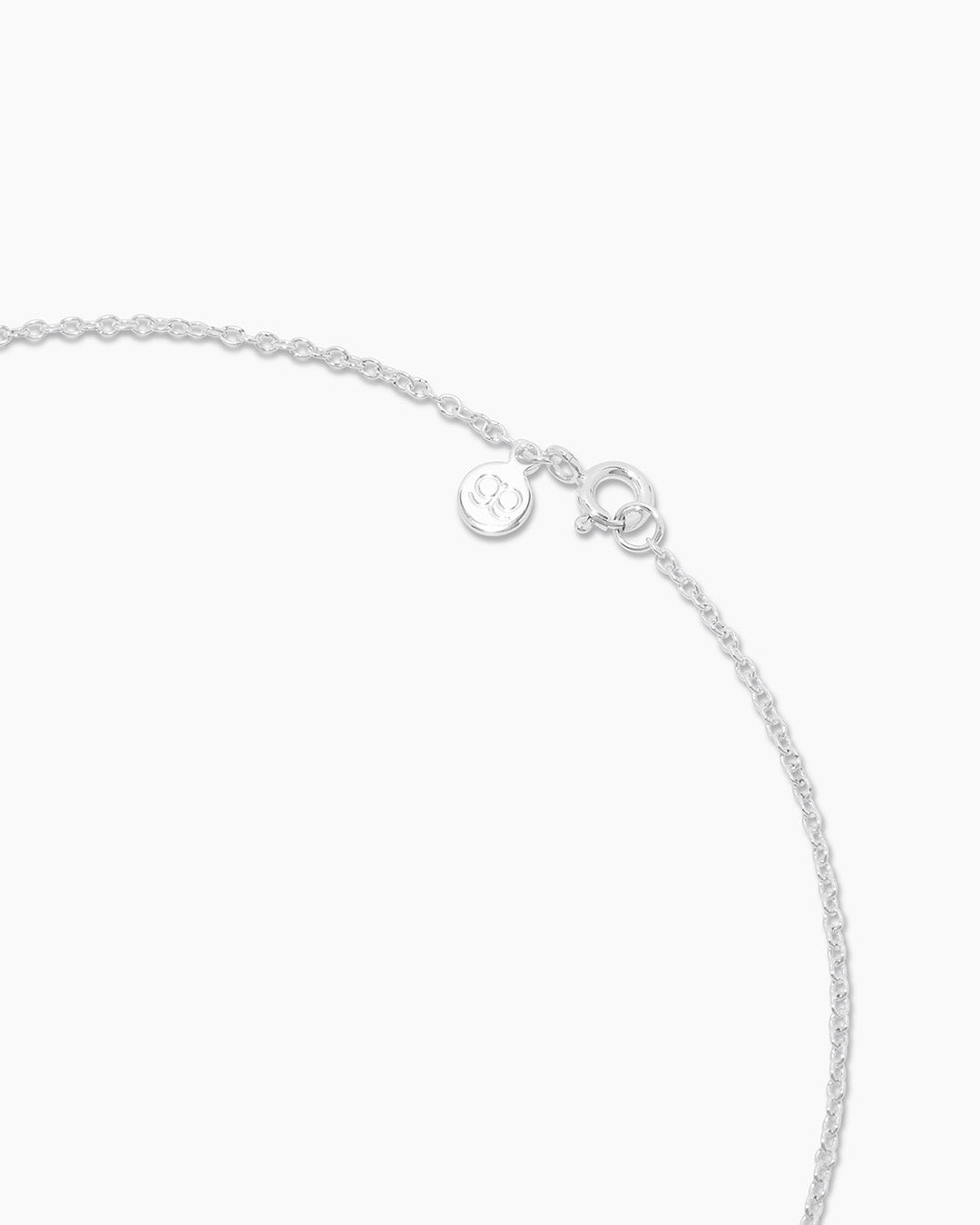 Alternative view of Bespoke Plate Necklace (silver)